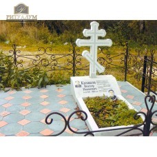 Памятник из белого мрамора № 7 — ritualum.ru